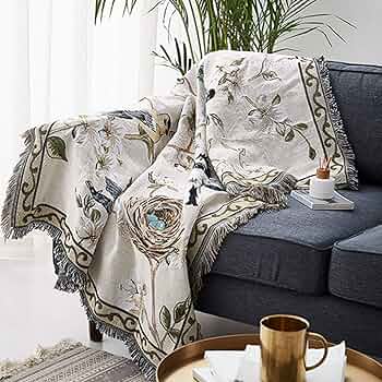 Amazon|北欧風 ソファカバー マルチカバー ブランケットフリンジ付き Amazon|北欧風 ソファカバー マルチカバー ブランケットフリンジ付き